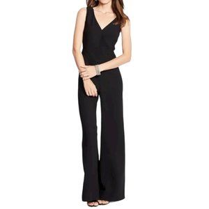 LAUREN RALPH LAUREN Woman's Sleeveless Crepe Wide Leg Jumpsuit Size 12 Petite